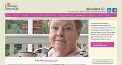 Desktop Screenshot of lutheranseniorlife.org